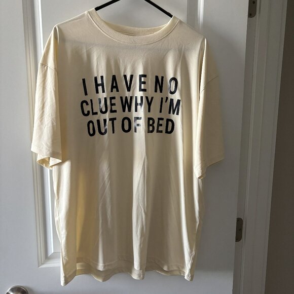 Cream Graphic T-Shirt - Picture 1 of 3